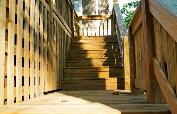 Deck Steps Replacement in Woodland Hills